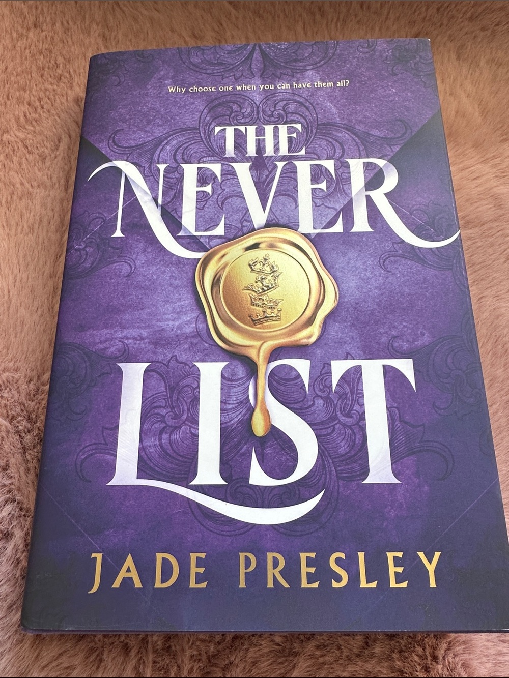 •HARDCOVER• ✨  The Never List by Jade Presley ✨